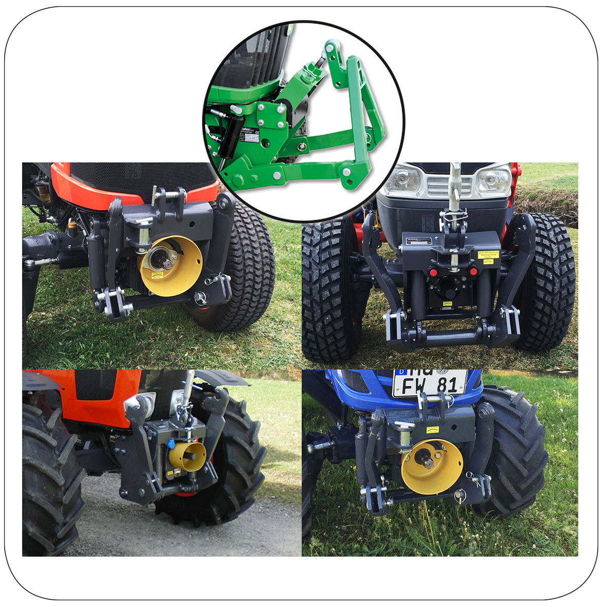 Tractor Front Linkages and PTO